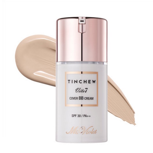 ББ крем с эффектом праймера Tinchew Vita 7 COVER BB CREAM SPF30/PA++