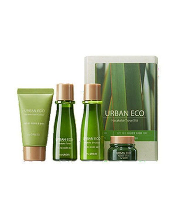 Набор уходовый с экстрактом новозеландского льна The Saem Urban Eco Harakeke Travel 4 Kit