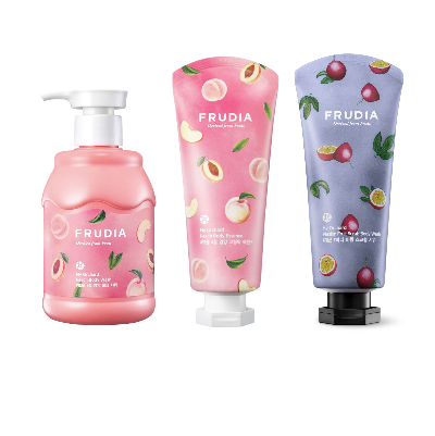 Подарочный набор для тела персик и маракуйя FRUDIA Body Dessert Sweet Shower