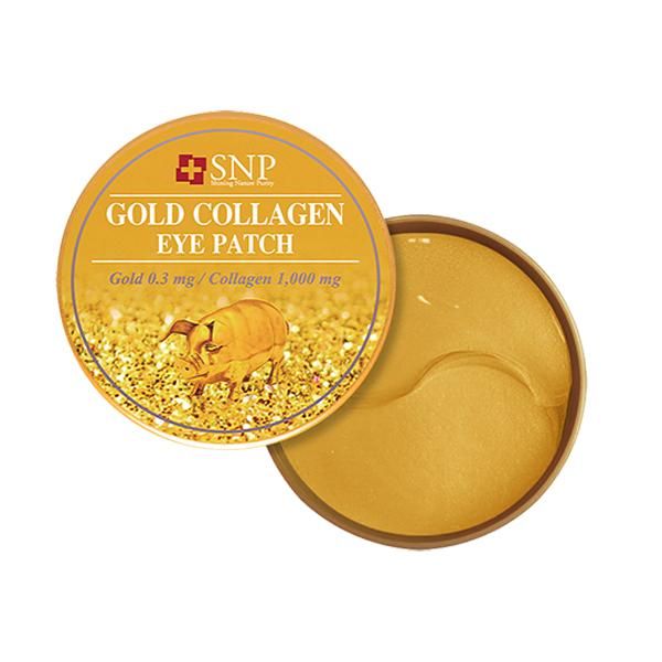 Коллагеновые патчи под глаза с золотом SNP Gold Collagen Eye Patch