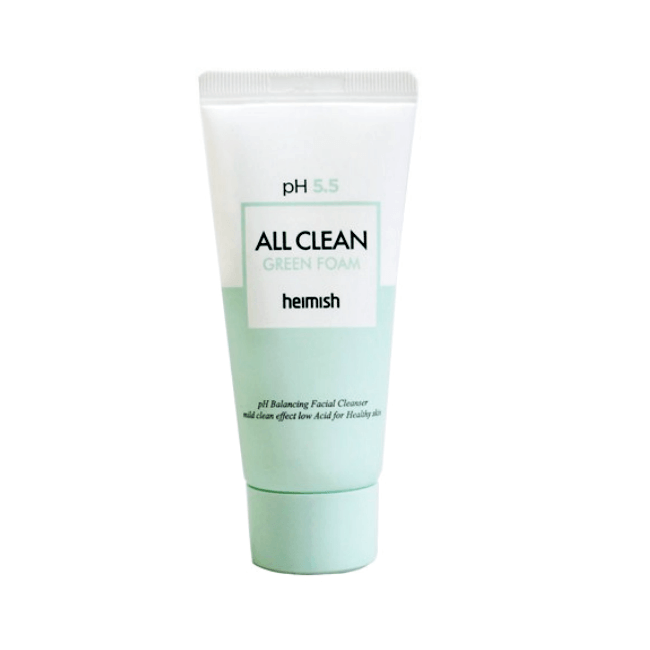 Слабокислотный гель для умывания Heimish pH 5.5 All Clean Green Foam