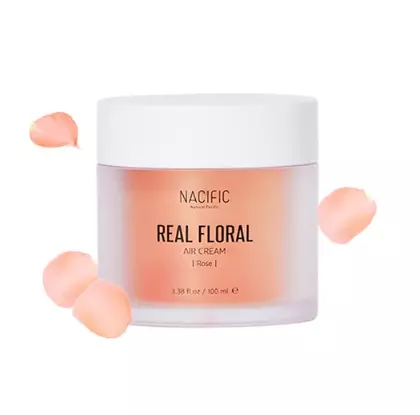 Лёгкий тонизирующий крем с лепестками розы NACIFIC Real Floral Air Cream Rose