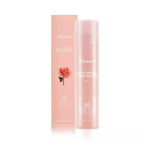 Солнцезащитный спрей с розой JMsolution Glow Luminous Flower Sun Spray SPF50+ PA++++