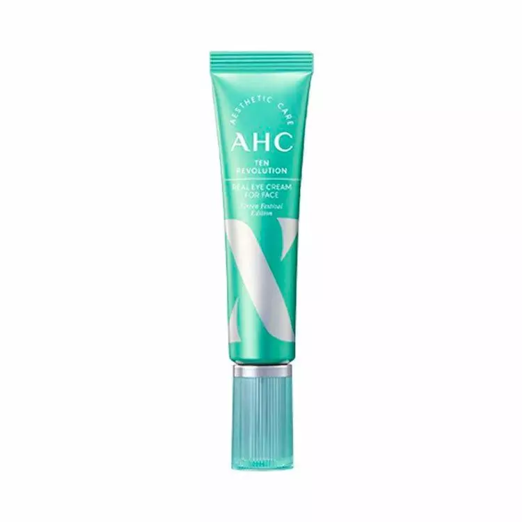 Крем для кожи вокруг глаз AHC Ten Revolution Real Eye Cream For Face Green Festival Edition