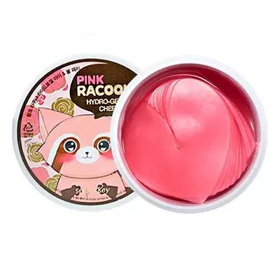 Гидрогелевые патчи для глаз и щек Secret Key Pink Racoony Hydro-Gel Eye & Cheek Patch